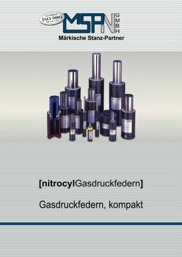 Gasdruckfedern, kompakt - Maerkische Stanz-Partner GmbH
