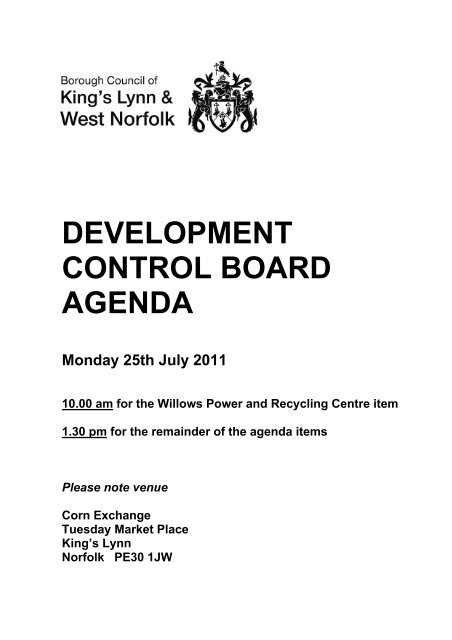 11/00713/F - Borough Council of King's Lynn & West Norfolk