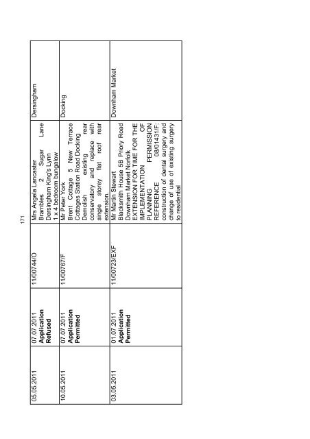 11/00713/F - Borough Council of King's Lynn & West Norfolk