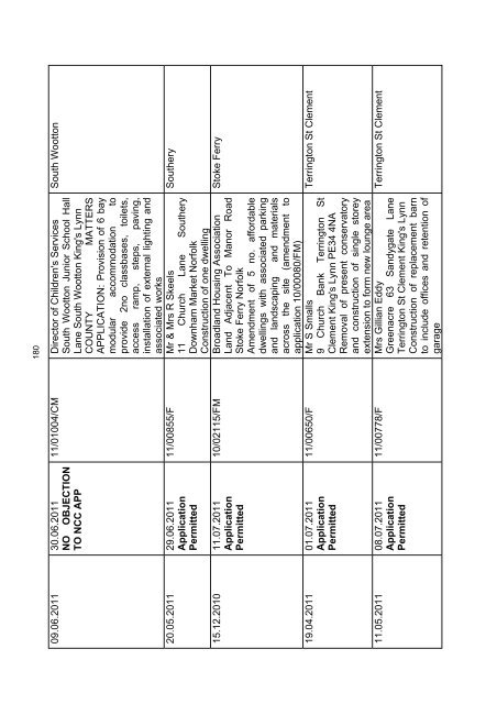 11/00713/F - Borough Council of King's Lynn & West Norfolk