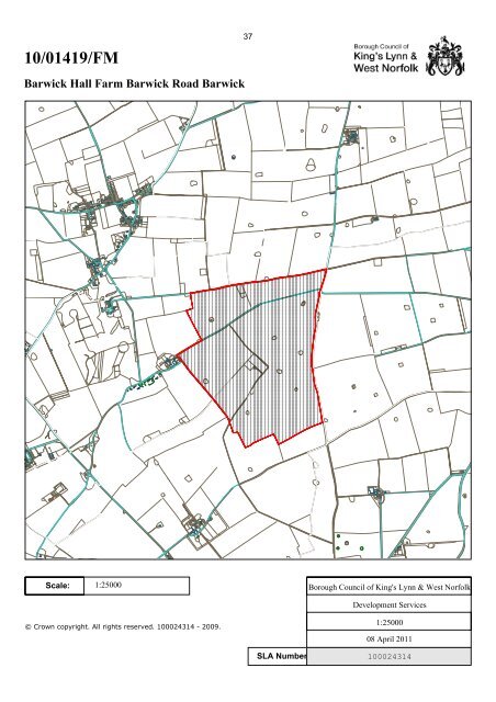 11/00713/F - Borough Council of King's Lynn & West Norfolk