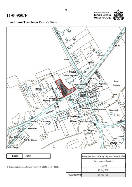 11/00713/F - Borough Council of King's Lynn & West Norfolk