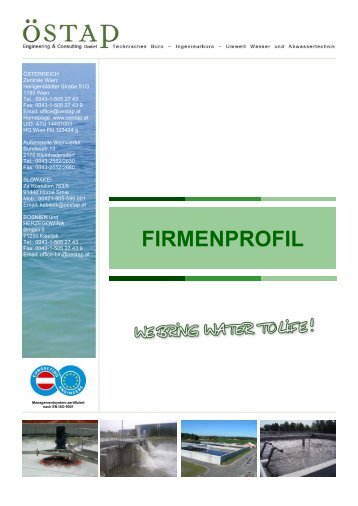 FIRMENPROFIL - ÖSTAP - Engineering & Consulting GmbH