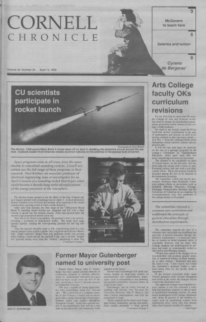 Networking Thursday, April 12,1990 - eCommons@Cornell - Cornell ...