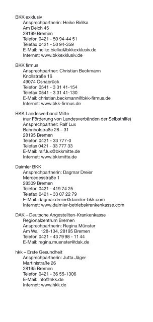Selbsthilfeförderung in Bremen und Bremerhaven - Gesundheitsamt ...