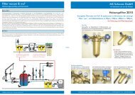 Heizungsfilter & Heisswasserfilter - Produkte - MS Schwarz