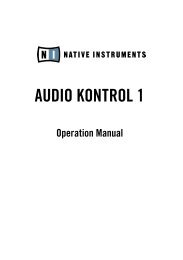 AUDIO KONTROL 1 - Native Instruments