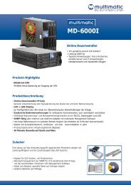 MD-6000I - multimatic