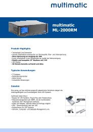 multimatic ML-2000RM