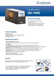 MD-700N - multimatic