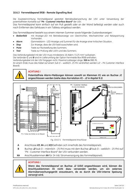 Sicherheitsvorschriften - multimatic