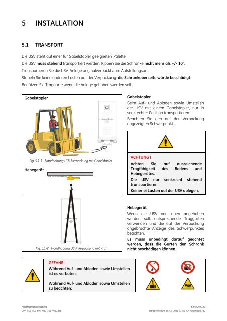 Sicherheitsvorschriften - multimatic