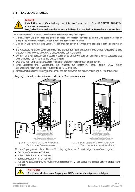 Sicherheitsvorschriften - multimatic