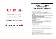 user's manual - Powercom USA