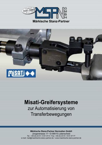 Misati-Greifersysteme - Maerkische Stanz-Partner GmbH