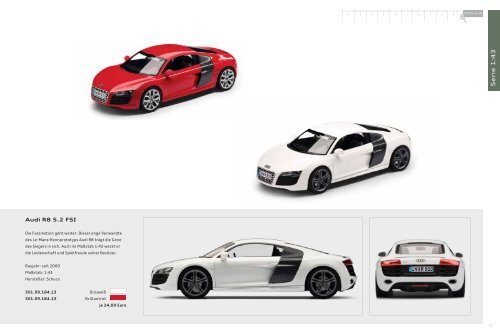 Audi collection Miniaturen