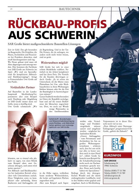 November 2008 - HRO·LIFE - Das Magazin für die Hansestadt ...