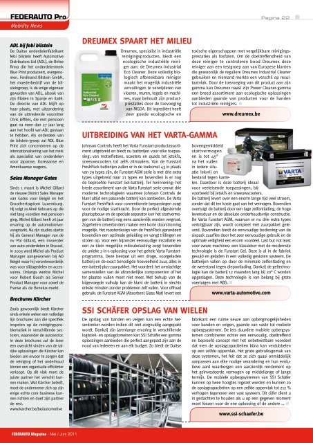 Banden - Federauto Magazine