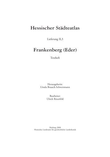 Frankenberg (Eder) - Landesgeschichtliches Informationssystem ...