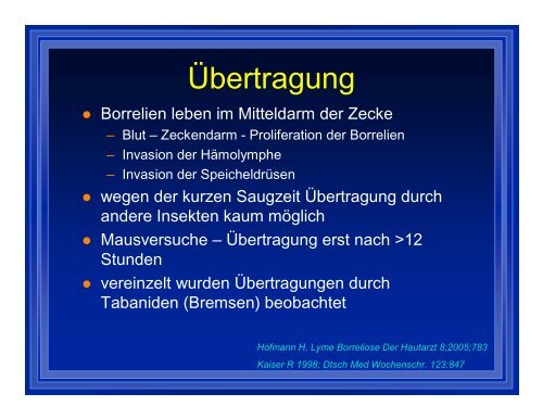 Borreliose im Kindes- u. Jugendalter