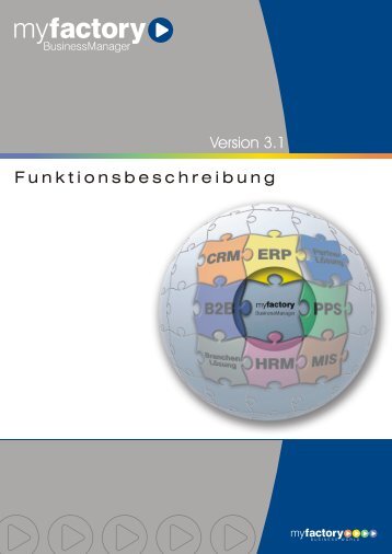 Funktionsbeschreibung BusinessManager - Myfactory