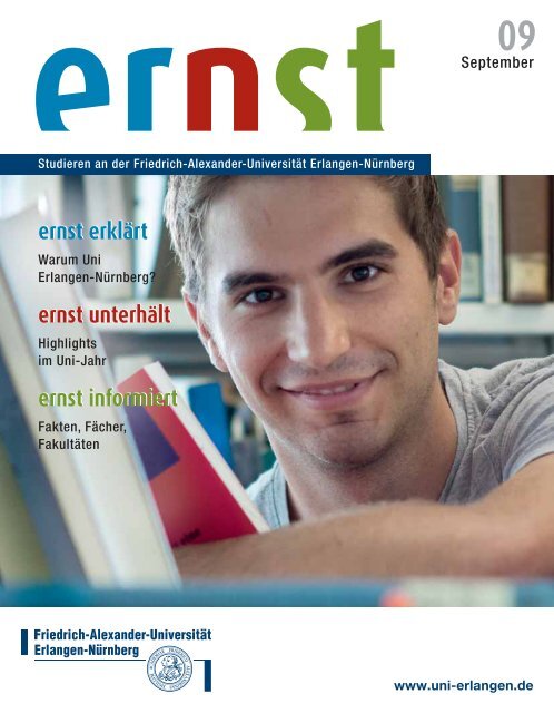 ernst - Das Erstsemestermagazin - Universität Erlangen-Nürnberg