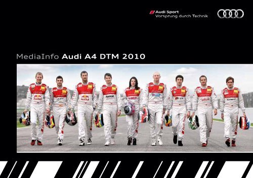 Audi A4 DTM 2010 MediaInfo - Audi USA News