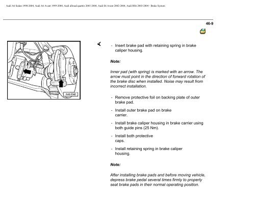 BentleyPublishers.com - Audi A6 C5 Brake System ... - VAGLinks.com