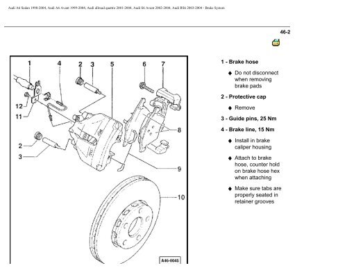 BentleyPublishers.com - Audi A6 C5 Brake System ... - VAGLinks.com