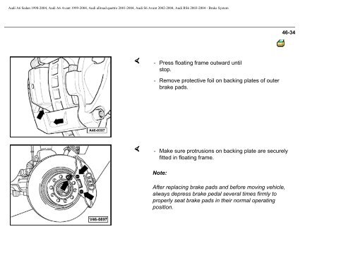 BentleyPublishers.com - Audi A6 C5 Brake System ... - VAGLinks.com