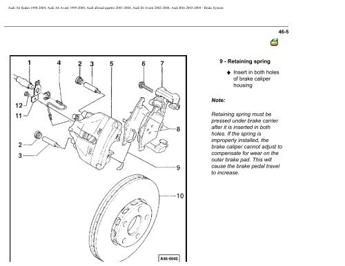 BentleyPublishers.com - Audi A6 C5 Brake System ... - VAGLinks.com