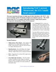 Introducing NAC's newest Memrecam, the GX-5 multi- head camera!