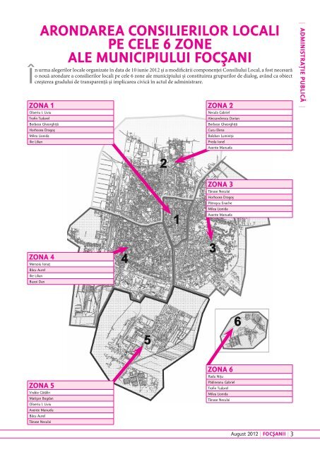 nUMErELE DE TELEFon (inTErioarE) - Primaria Municipiului Focsani