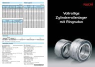 Vollrollige Zylinderrollenlager mit Ringnuten