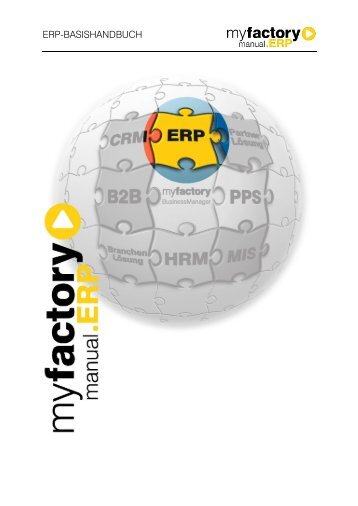 Handbuch ERP - Myfactory