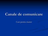 Canale de comunicare