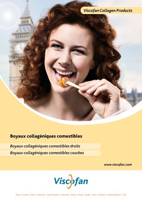 Les boyaux collagéniques comestibles de Viscofan - Naturin