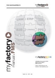 FMS-BASISHANDBUCH - Myfactory