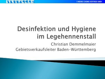 Ã¢ÂÂDesinfektion und Hygiene im LegehennenstallÃ¢ÂÂ (pdf ... - Naturland