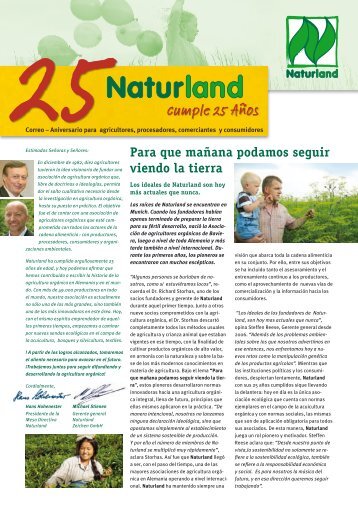 25 cumple 25 Años - Naturland