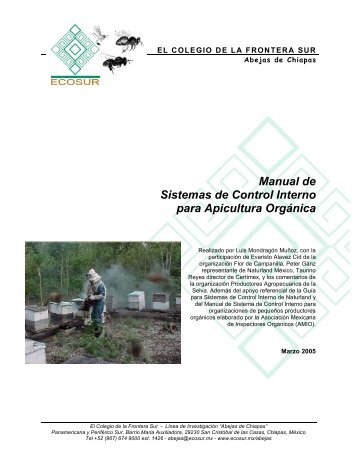 Manual de Sistemas de  Control Interno para Apicultura ... - Naturland