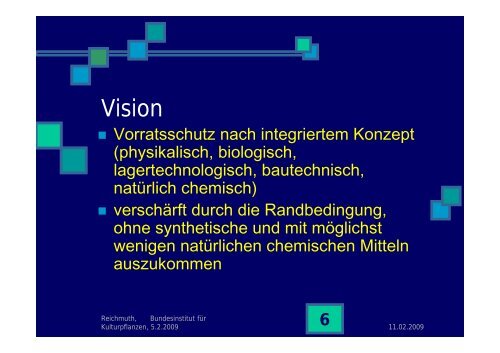 Strategien für die Regulierung von Lagerschädlingen in ... - Naturland