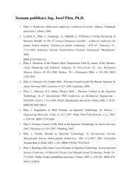 Seznam publikací, Ing. Josef Půta, Ph.D. - Technická univerzita v ...