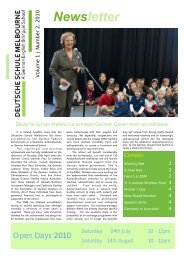 newsletter 2 for proof reading - Deutsche Schule Melbourne