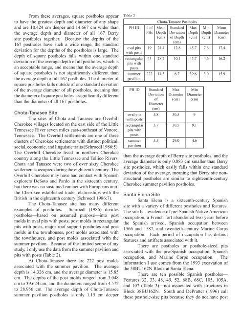 Native American and Spanish Ancillary Structures - Warren Wilson ...