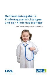 Medikamentengabe in Kindertageseinrichtungen und der ...