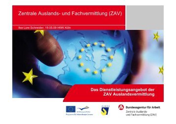 Zentrale Auslands- und Fachvermittlung (ZAV) - europass Mobilität
