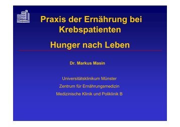 Präsentation Dr. Markus Masin
