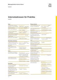 Merkblatt Internetadressen für Praktika - Amt für Jugend und ...