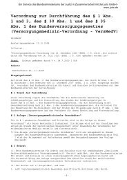 Verordnung zur Durchführung des § 1 Abs. 1 und 3, des § 30 Abs. 1 ...